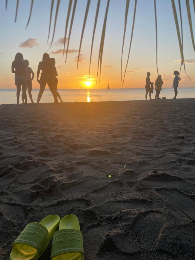 Sunset Appart, T2 Avec Vue Mer Et Plage A 1 Km Le Carbet Dış mekan fotoğraf